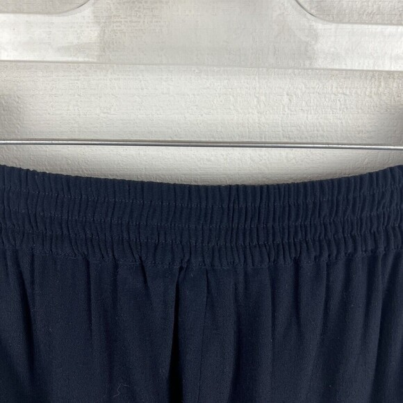 Vince Pants XS Womens Blue Slim Leg Elastic Waist Pockets Tuxedo Stripes - Picture 7 of 10